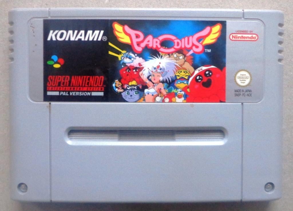 Parodius voor de Europese Super Nintendo, Spelcomputers en Games, Games | Nintendo Super NES, Gebruikt, Overige genres, 1 speler