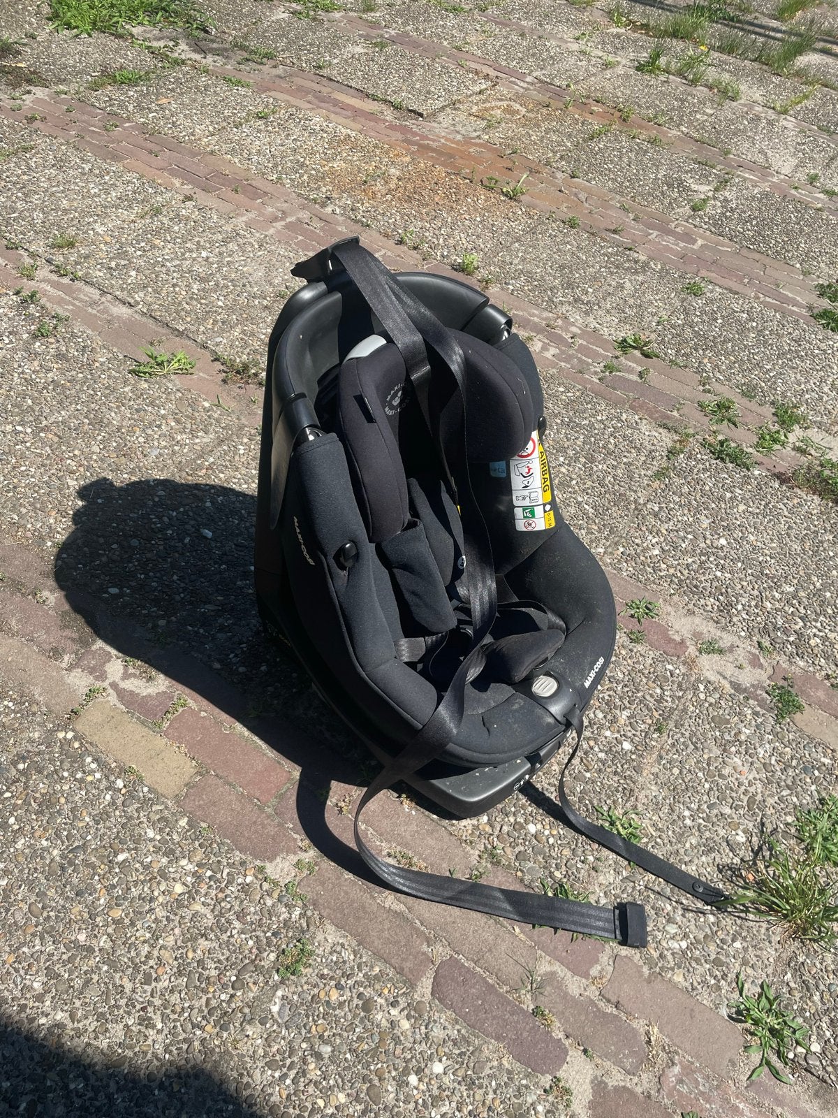 Maxi-Cosi AxissFix Plus Isofix Autostoel Zwart, Kinderen en Baby's, Autostoeltjes, Ophalen, Gebruikt, 0 t/m 18 kg, Zijbescherming