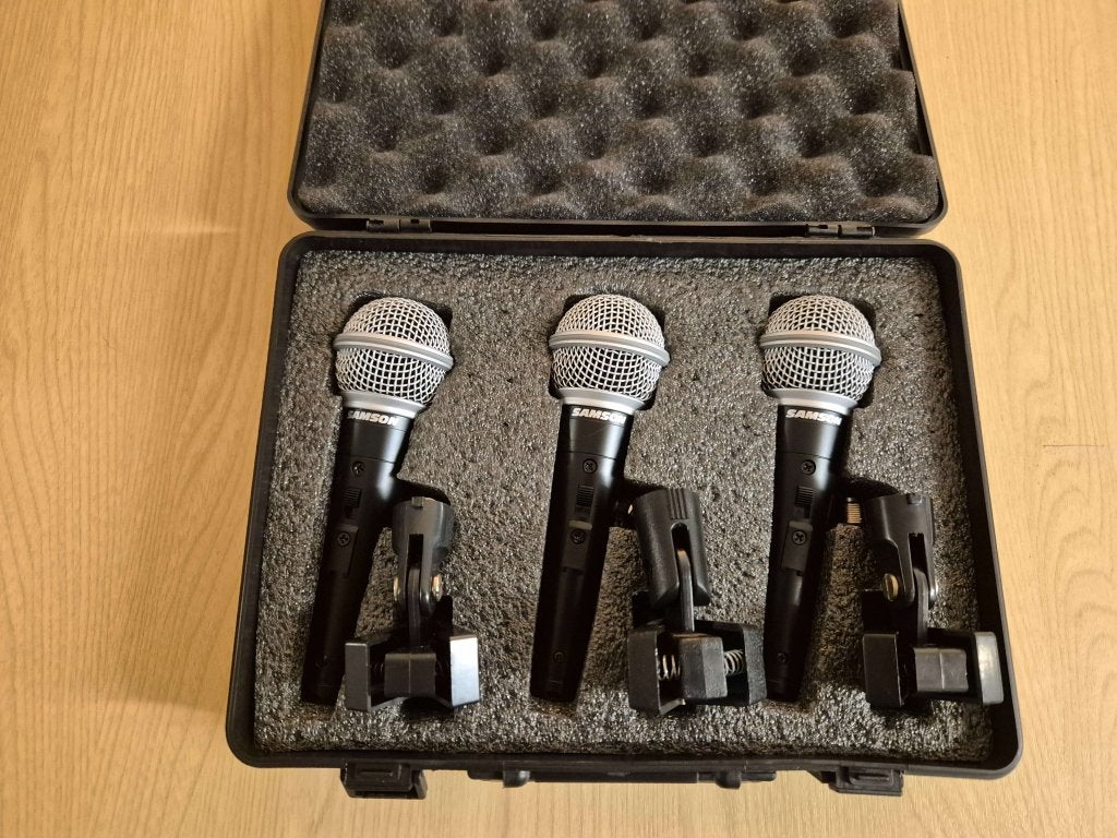 Samson R21S set van drie R21S  zangmicrofoons (2e hands), Gebruikt, Info@samson.de, Samson, Ophalen of Verzenden