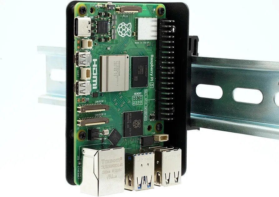 KKSB Raspberry Pi DIN Rail Clip Bracket, Ophalen of Verzenden, DS Lite