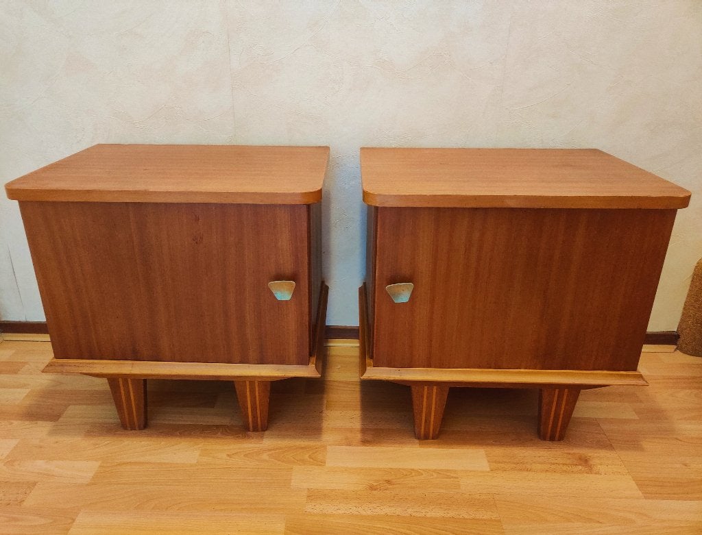 vintage retro nachtkastjes, Ophalen, Huis en Inrichting