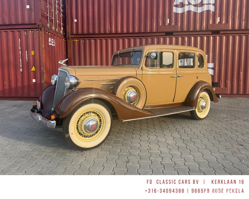 Chevrolet USA Master Inline Six Oldtimer 1934, Auto's, Oldtimers, Beige, Handgeschakeld, Particulier, Sedan