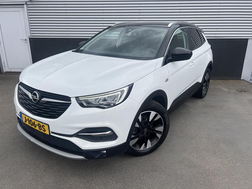Opel Grandland X 1.2 Turbo Innovation Dodehoekdetectie, Navi, Voorwielaandrijving, Gebruikt, 1199 cc, Leder en Stof