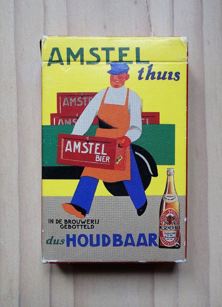 Amstel speelkaarten: 125 jaar gezelligheid troef!, Verzenden, Zo goed als nieuw