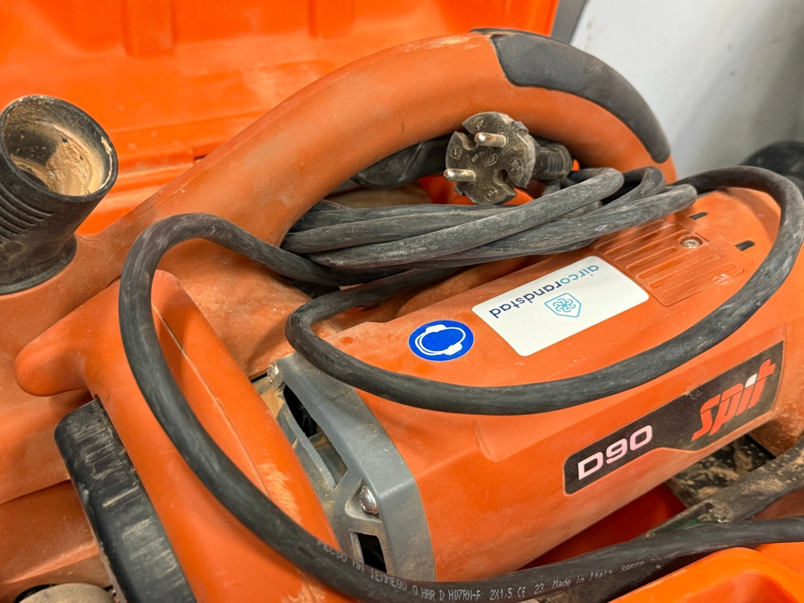 Spit D90 Muurfrees met Spit 1630P Stofzuiger, Ophalen, Gebruikt