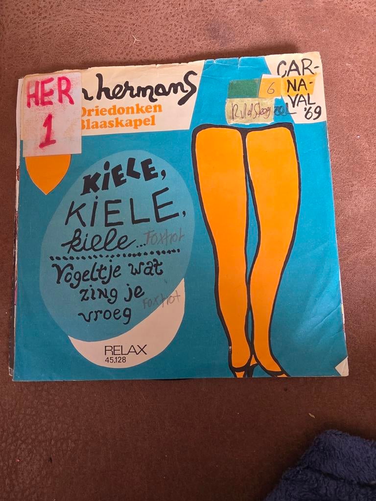 Herman Hermans Driedonken Blaaskapel - Kiele, Kiele Single, Ophalen of Verzenden, Gebruikt, Overige genres