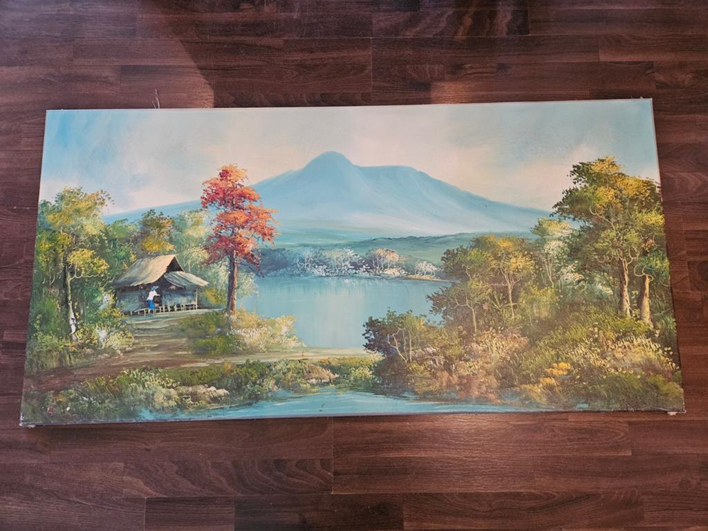 Schildersdoek schilderij zonder lijst 65x130 cm, Ophalen