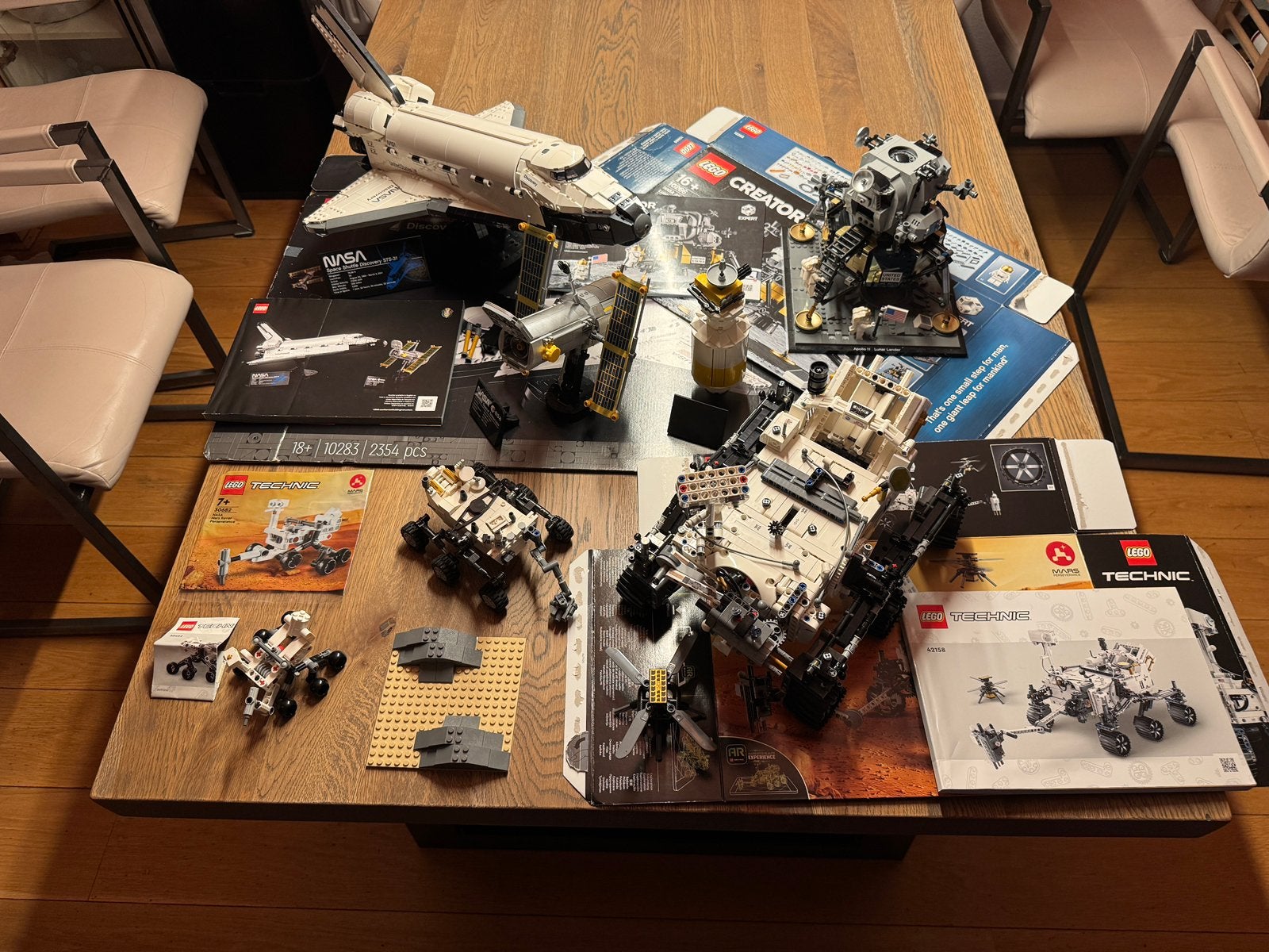 Lego NASA collectie (6 sets), Inclusief instructies, Lego, Ophalen of Verzenden, Zo goed als nieuw