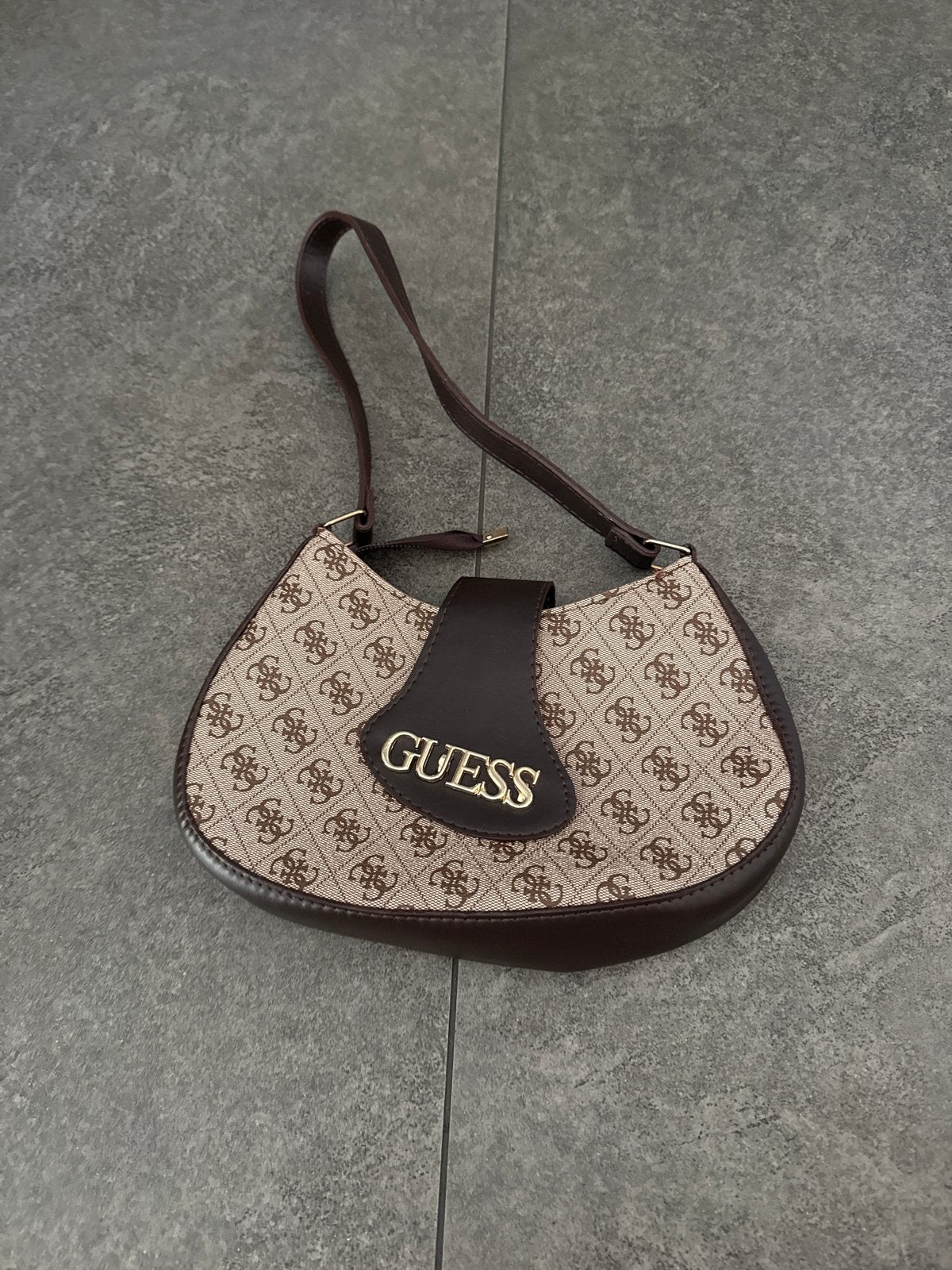 Guess tas Bruin, Ophalen of Verzenden, Gebruikt, Bruin, Handtas