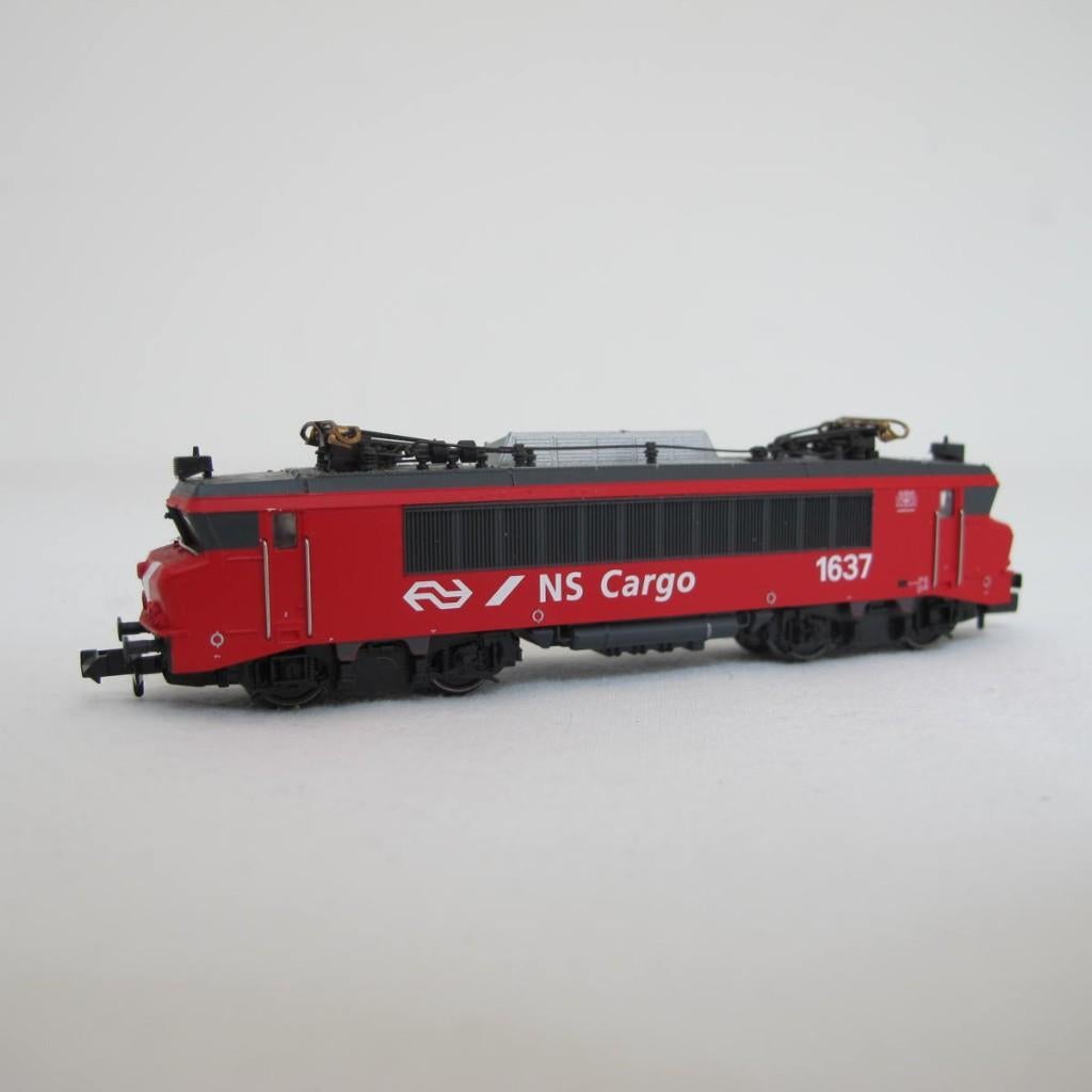 Fleischmann 7364 NS Cargo Rood 1637 in N spoor, Gebruikt, Fleischmann, Analoog, Moba