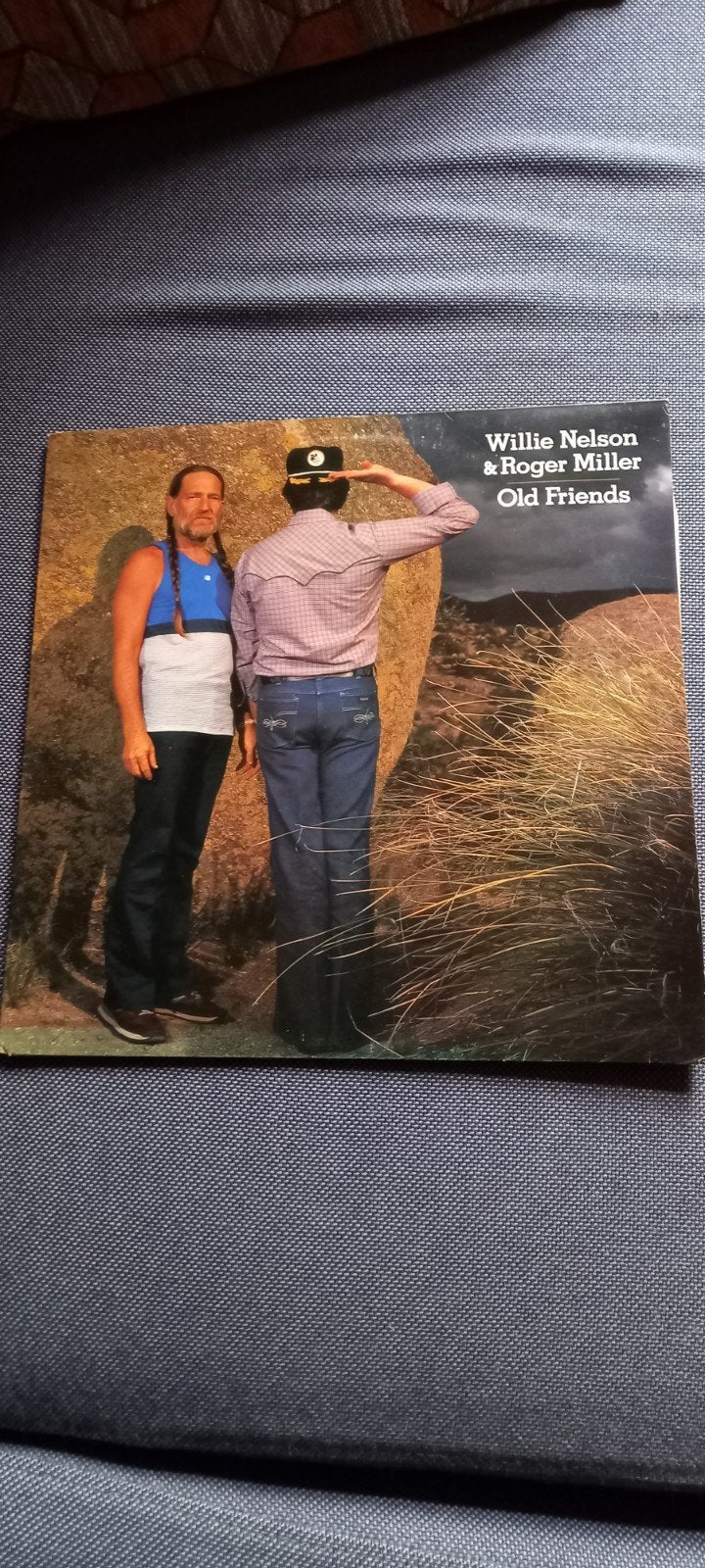 Willie Nelson & Roger Miller - Old Friends LP (1982), Ophalen of Verzenden, Gebruikt, Album, Country