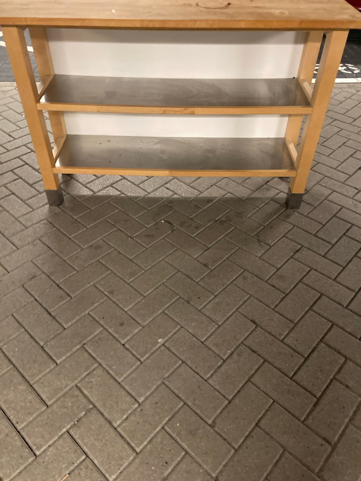 IKEA VARDE Keukentrolley / Console van massief hout, Gebruikt, Hout, IKEA, Keukentrolley