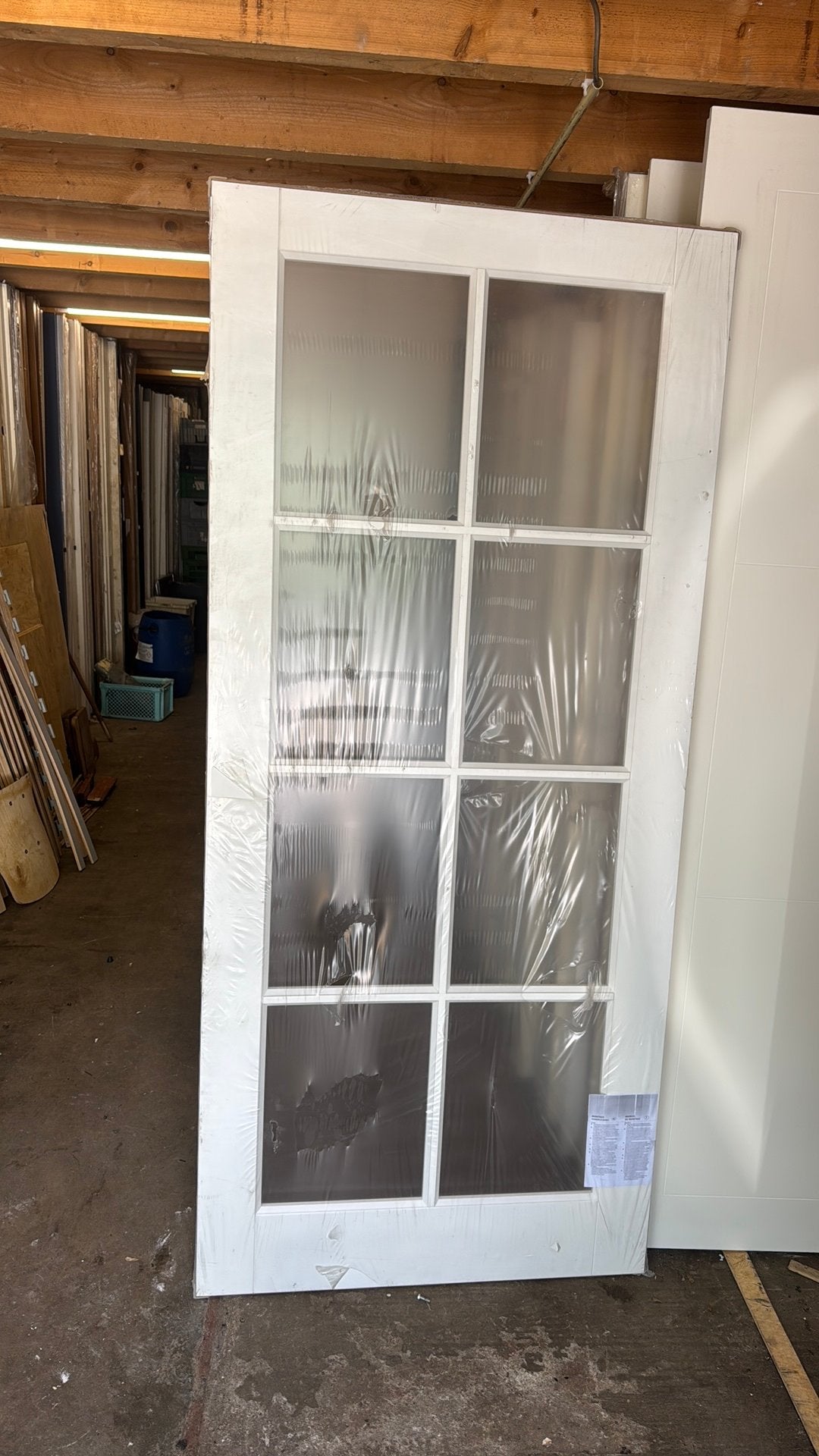 Opdek paneeldeur 93x211.5 cm linkshangend sks 1203 nr 416, Doe-het-zelf en Verbouw, Deuren en Horren, Ophalen, 80 tot 100 cm, Binnendeur