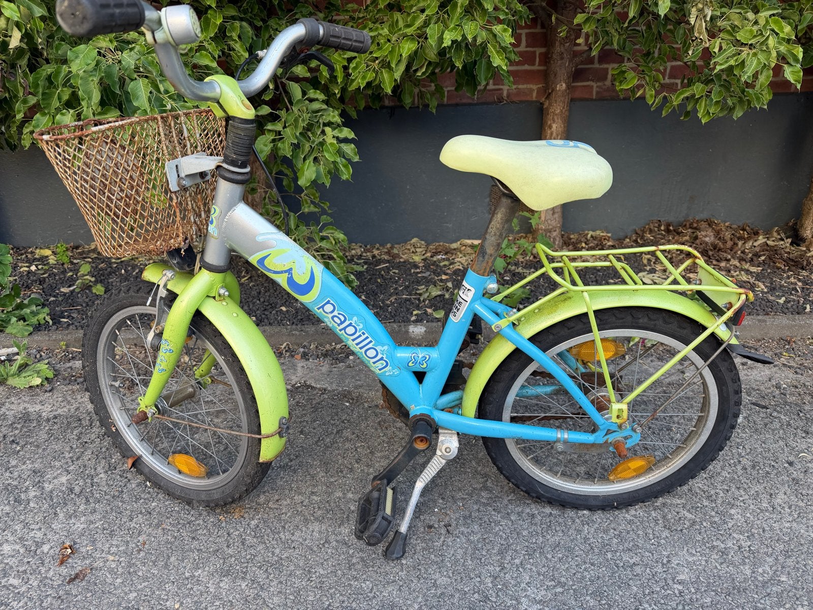 kinderfiets 16 inch, gratis af te halen, Ophalen, Gebruikt, Velgrem, 16 tot 20 inch