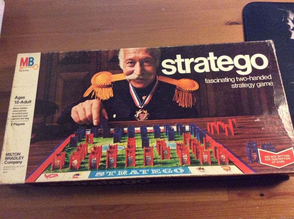 Stratego. MB-spellen 1969. engelstalig, Een of twee spelers, Ophalen of Verzenden, Gebruikt, MB