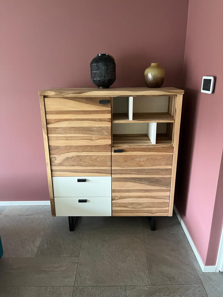 XOOON Dressoir/Kast - 120x45x143 cm, Huis en Inrichting, Kasten | Dressoirs, Ophalen, 100 tot 150 cm, Zo goed als nieuw, Met lade(s)