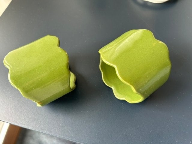 Villeroy & Boch 2 Servet Ringen Groen, Villeroy & Boch, Nieuw, Ophalen of Verzenden, AA