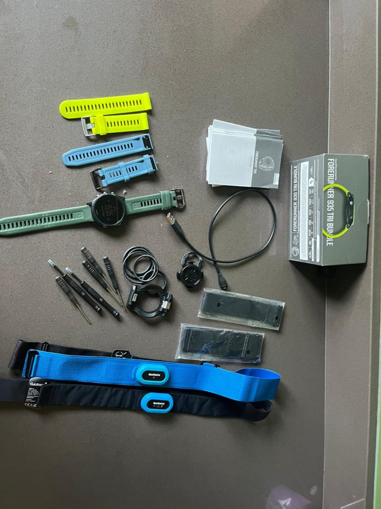 Garmin Forerunner 935 tri bundel, Ophalen of Verzenden, Gebruikt, Garmin, Met loopsnelheid