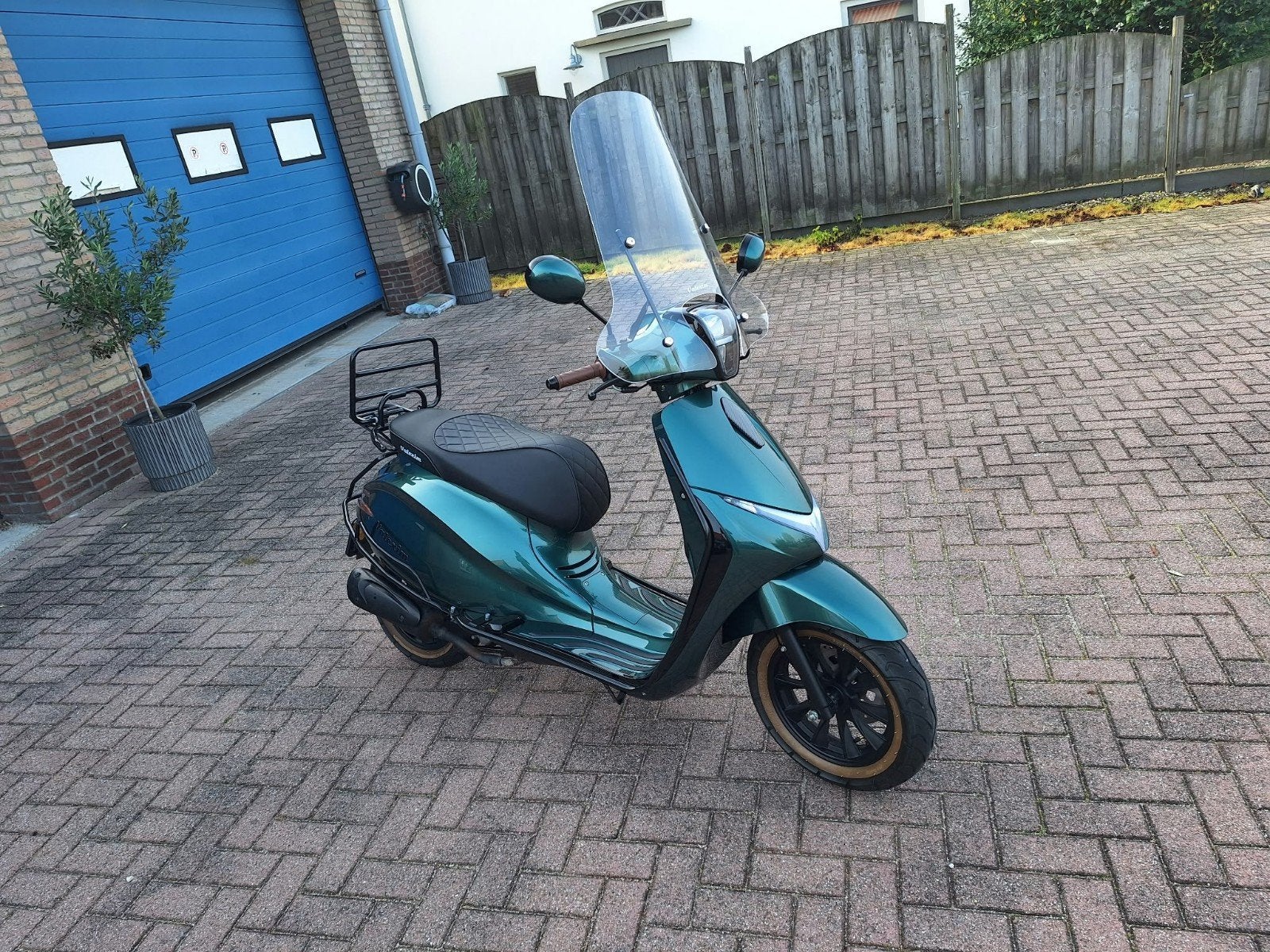La Souris Scooter 50cc Valexim Limited Edition British Green, Maximaal 45 km/u, Zo goed als nieuw, Benzine, 50 cc