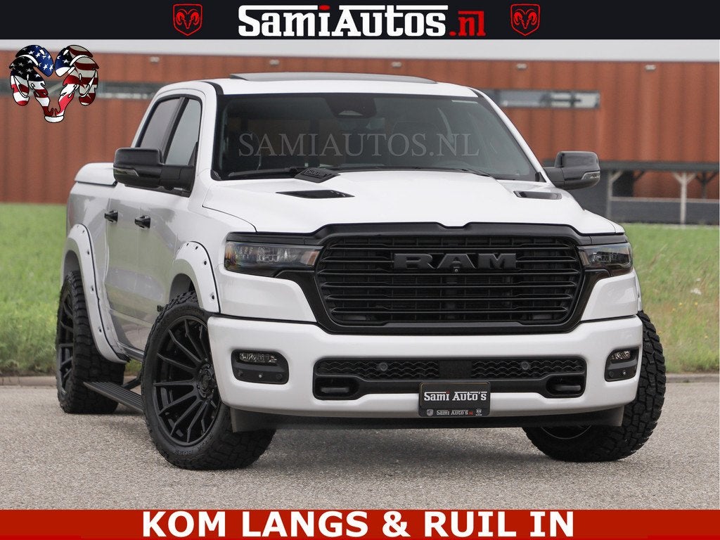 Dodge Ram HUD | 420PK | LUCHTVERING | PANO | PASSAGIERSSCHER, Auto's, Dodge, Automaat, Met garantie (alle), Wit, Leder