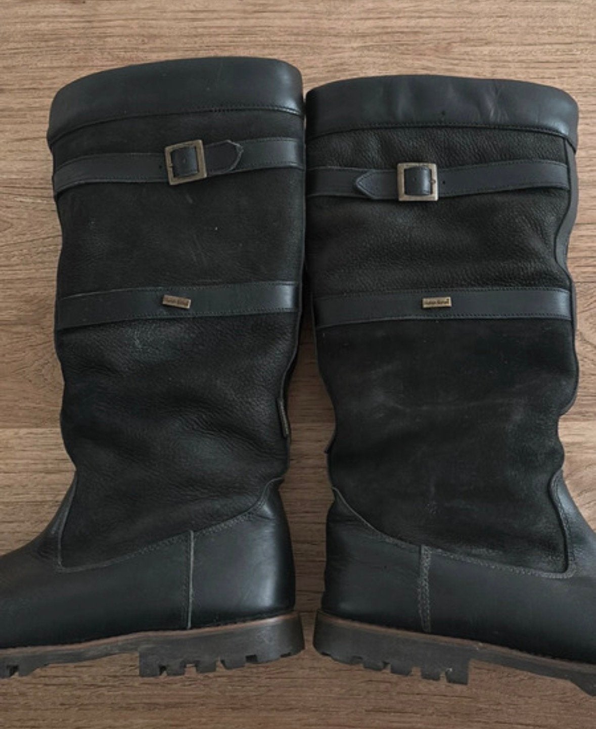 Human nature maat  46 leren laarzen zwart, Ophalen of Verzenden, Zo goed als nieuw, Zwart, Boots