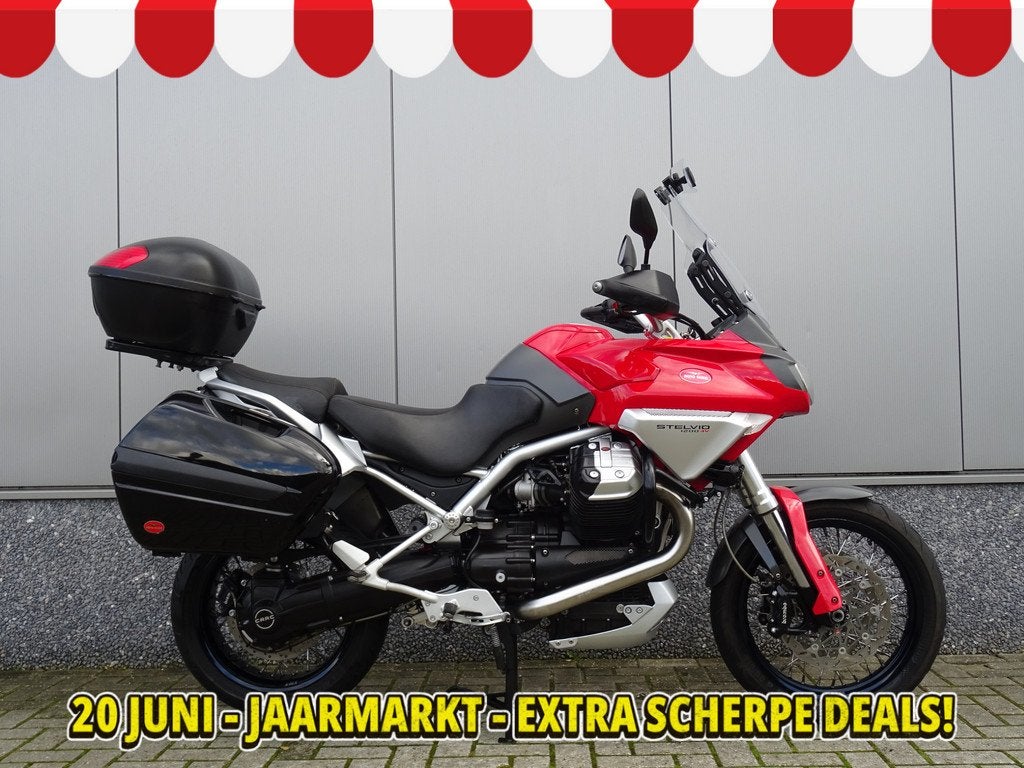 Moto Guzzi STELVIO 1200 (bj 2008), Motoren, Motoren | Moto Guzzi, Bedrijf, Toermotor, 1200 cc
