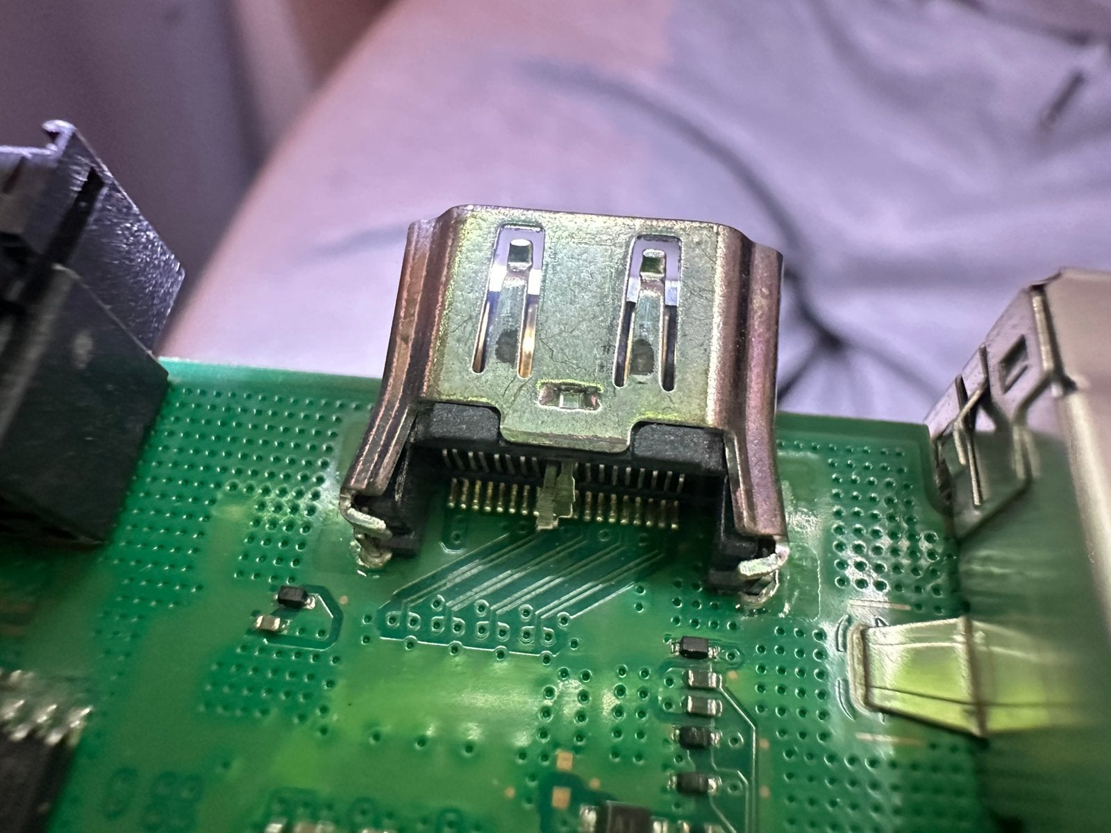 HDMi reparatie voor en na foto PS4 / PS5 stuk maken, Ophalen, Zo goed als nieuw, Controller, PlayStation 4