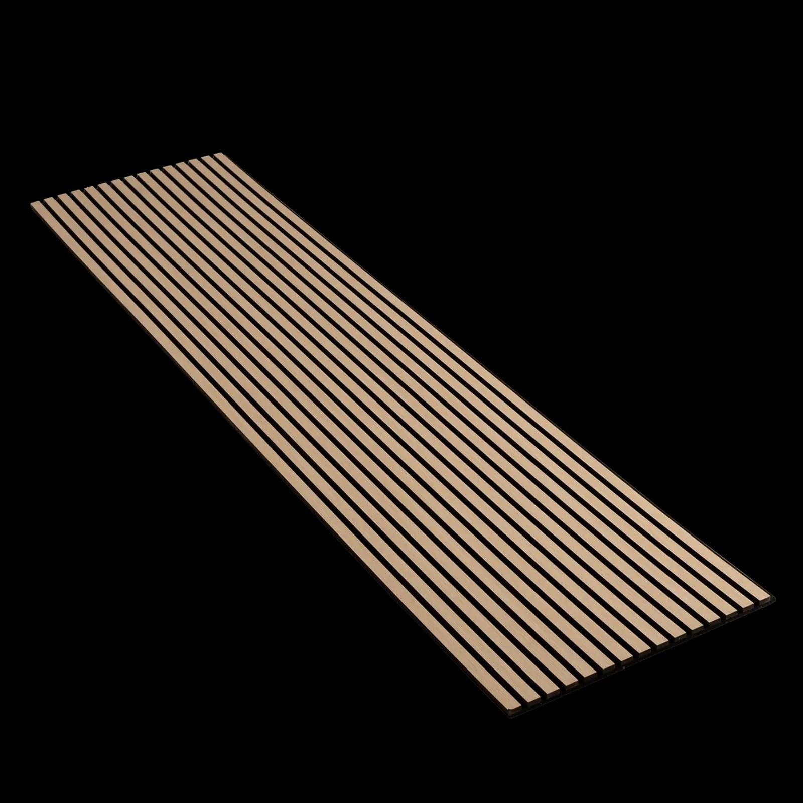 Akoestisch wandpaneel 300x60cm WOOD - Eiken, Huis en Inrichting, Hout, Nieuw, Bruin, Wandbord of Wandpaneel