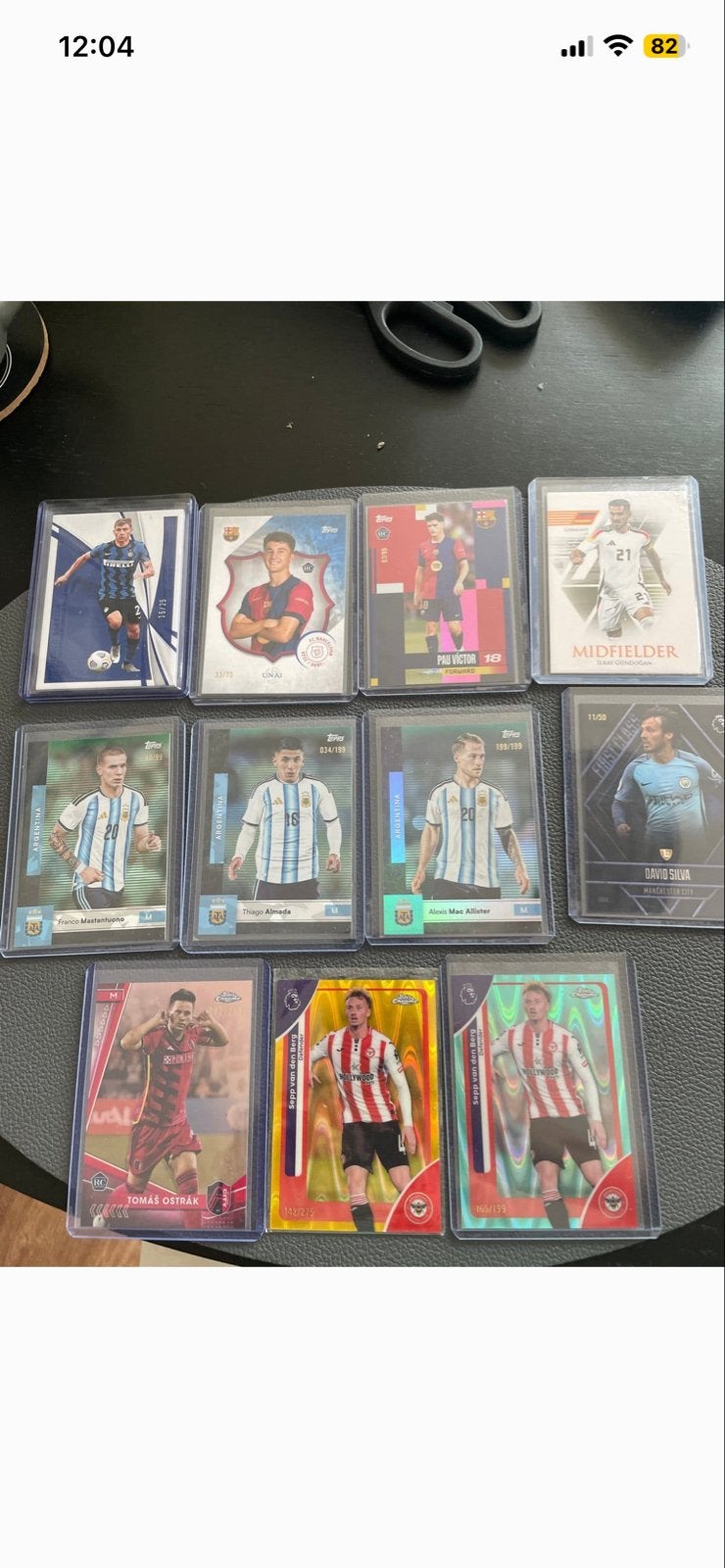 Topps Genummerde Spelers kaarten!, Ophalen of Verzenden, Zo goed als nieuw, Buitenlandse clubs, Spelerskaart