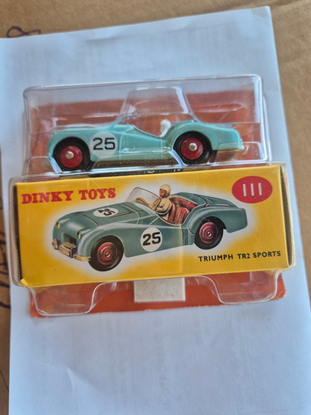 Dinky Toys Triumph TR2 Sports - Nieuw in verpakking, Ophalen of Verzenden