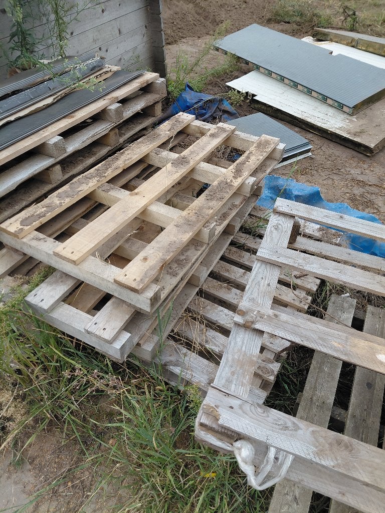 Gratis pallets, Ophalen, Gebruikt, Pallet, Minder dan 200 cm