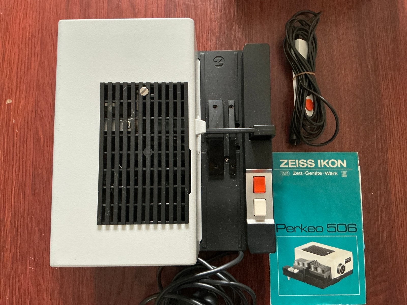 Zeiss Ikon Perkeo 506 Diaprojector met handleiding, Ophalen of Verzenden, Gebruikt
