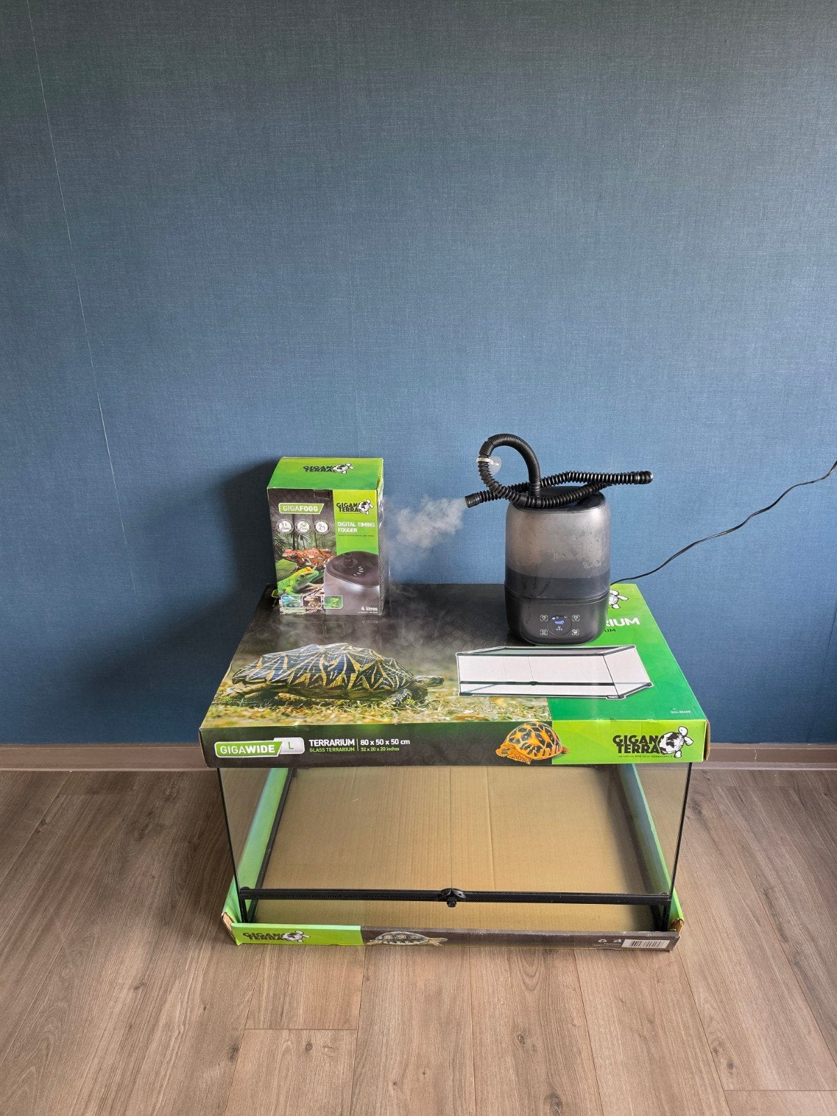Gigan Terra Terrarium met bevochtiger, Dieren en Toebehoren, Ophalen, Gebruikt, Terrarium of Paludarium