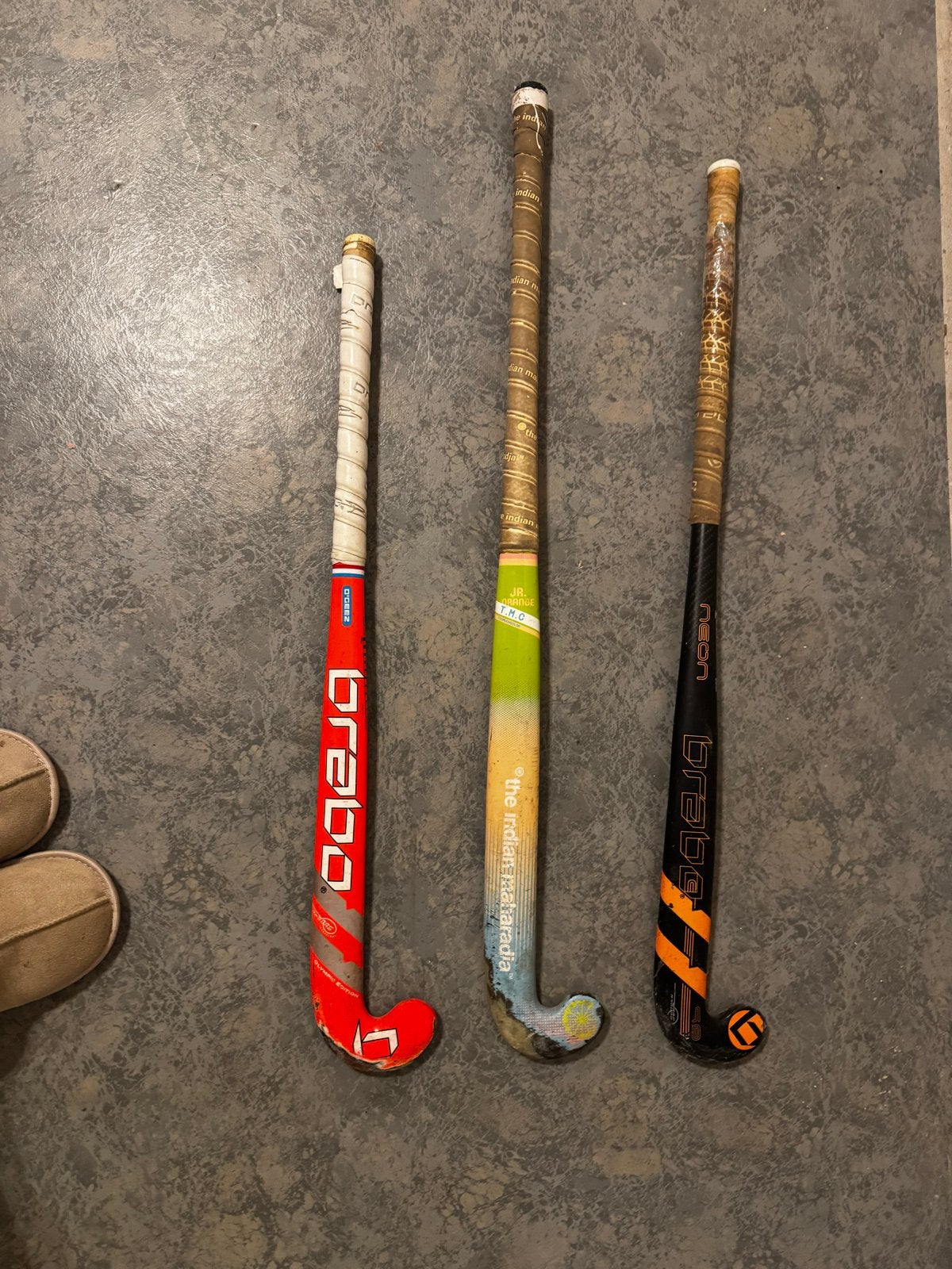Gratis hockeysticks (3 stuks) nieuwe tape nodig, Ophalen, Gebruikt, Stick