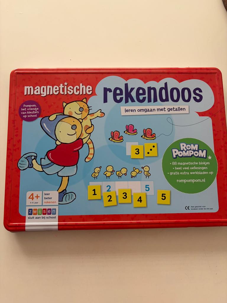 Magnetische rekendoos, Kinderen en Baby's, Speelgoed | Educatief en Creatief, Ophalen, Zo goed als nieuw