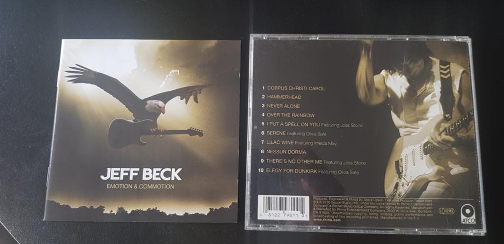 Cd Jeff Beck-Emotion & Commotion, Ophalen of Verzenden, Zo goed als nieuw, Poprock