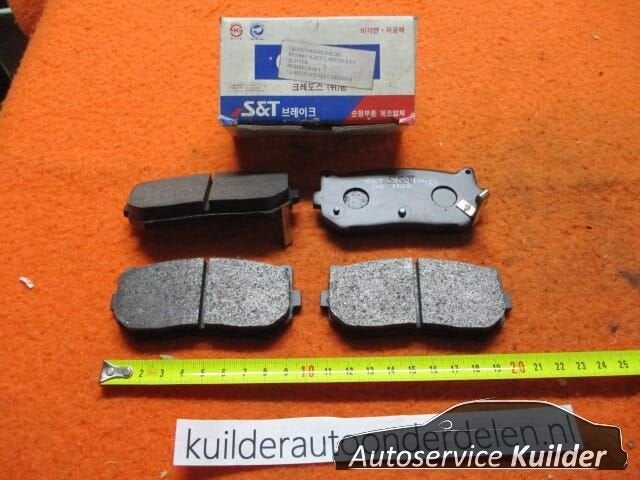 Remblokken achter Kia Clarens Clarus Sephia Shuma S&T bp406, Kia, -, -, Nieuw