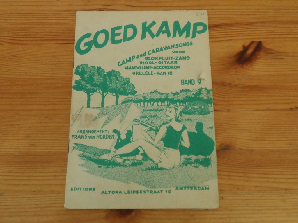 Goed kamp - camp en caravan songs - frans van norden, Muziek en Instrumenten, Gebruikt, Zang, Ophalen of Verzenden, Artiest of Componist