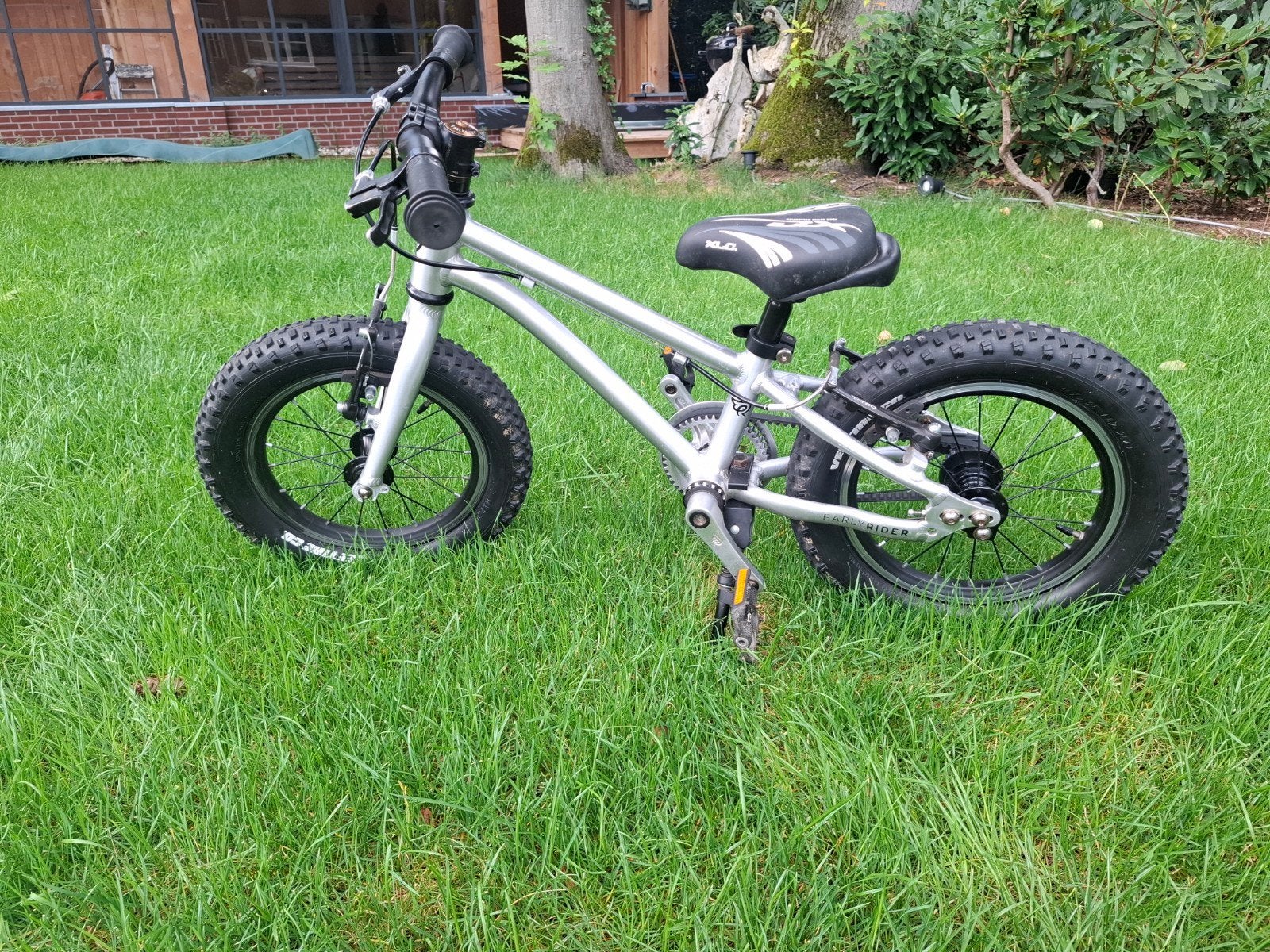 Early Rider Seeker kinderfiets 14 inch, Ophalen, Gebruikt, Velgrem, Minder dan 16 inch