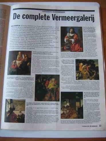 Johannes Vermeer in Vrij Nederland - februari 1996, Ophalen of Verzenden, Zo goed als nieuw, Schilder- en Tekenkunst