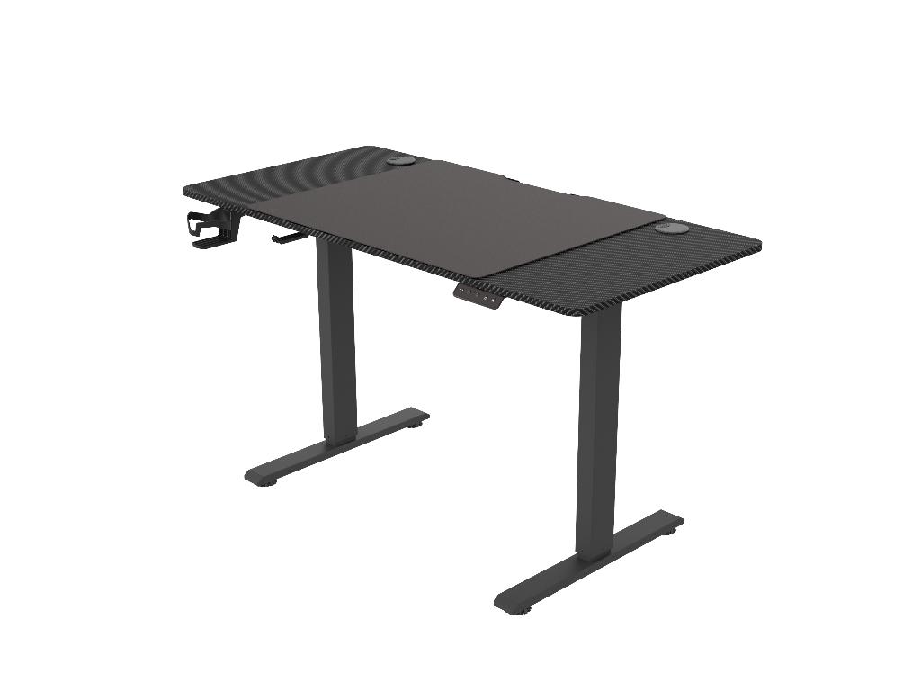 Elektrisch Bureau gaming - computertafel - 120 x 60 cm, Zwart, 120 cm, Nieuw, 60 cm