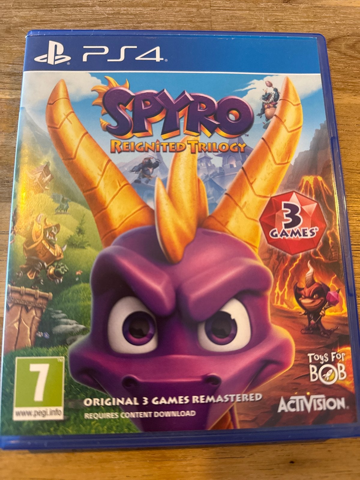 Spyro Reignited Trilogy PS4 - 3 Remastered Games, 1 speler, Ophalen of Verzenden, Zo goed als nieuw, Platform