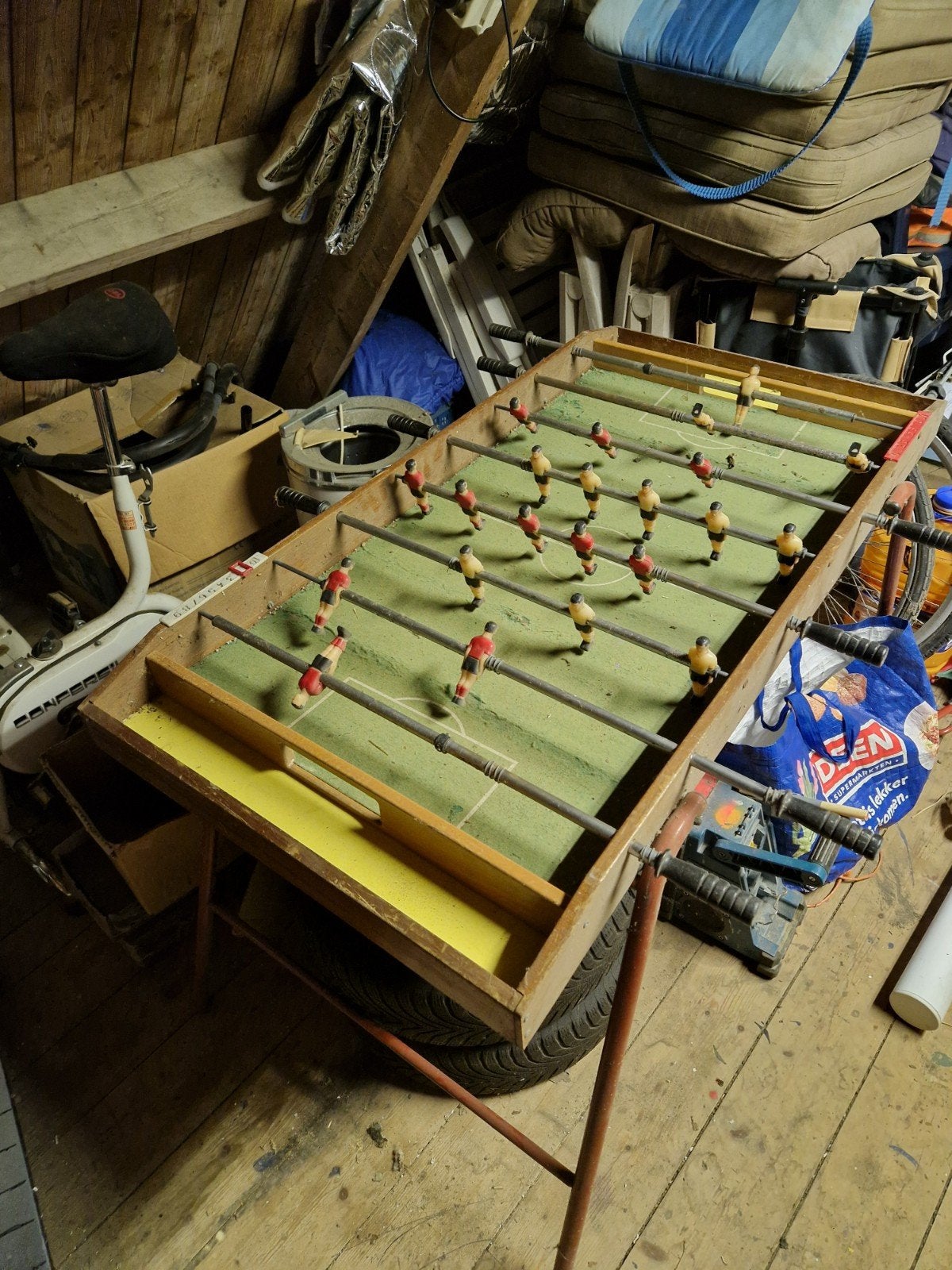 Voetbaltafel 127x64 cm - Gebruikt, Ophalen, Gebruikt