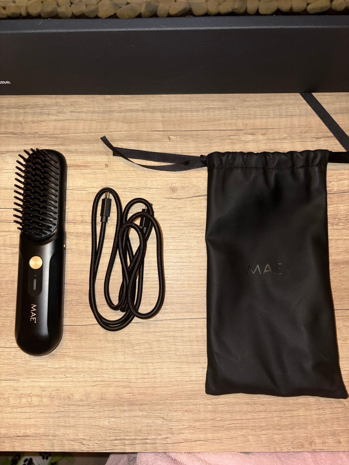 Mae stijlborstel + powerbank, Ophalen of Verzenden, Nieuw, Krultang of Stijltang