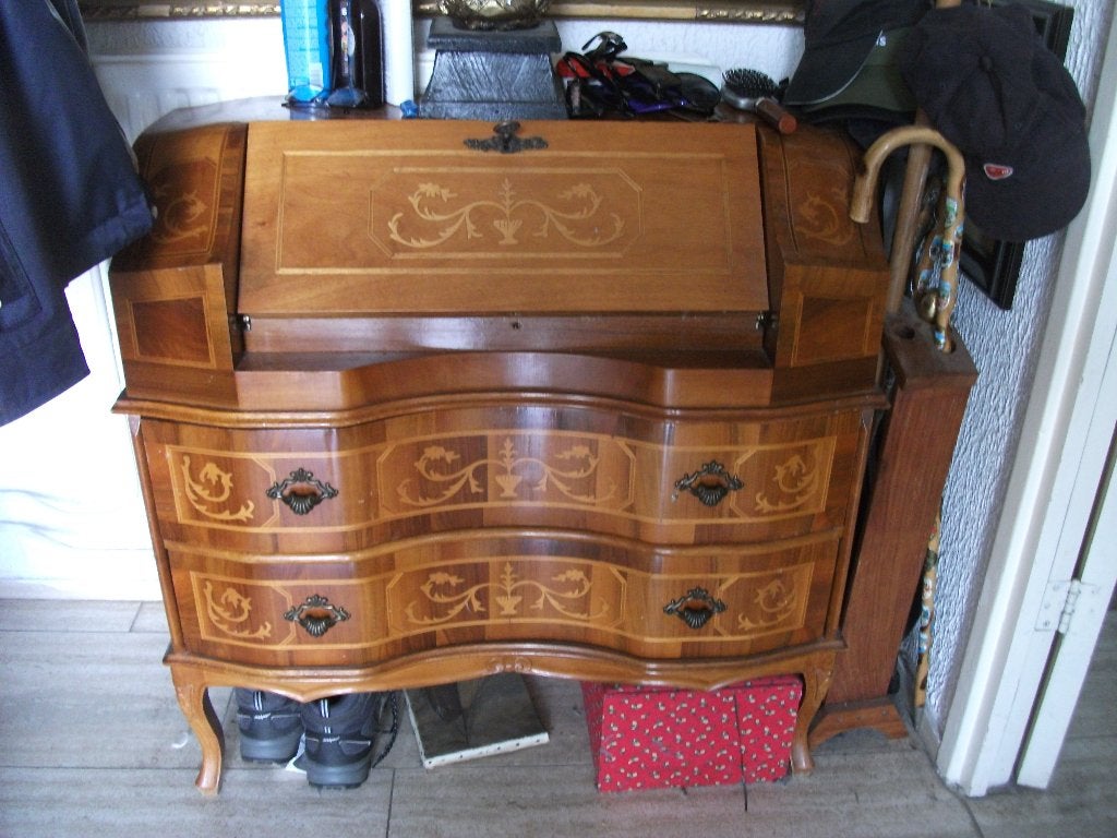 kastje barok dames  bureau, Gebruikt, Minder dan 100 cm, 25 tot 50 cm, 50 tot 100 cm