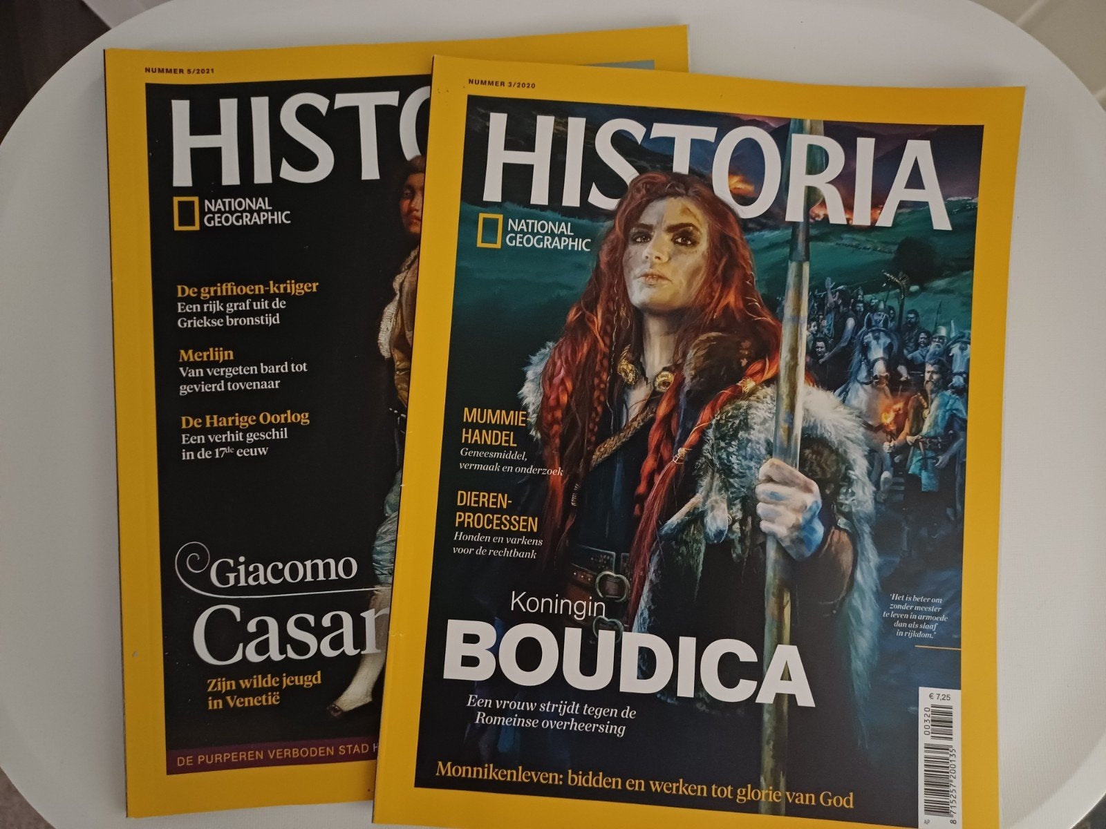 Geschiedenis tijdschriften, Ophalen, Zo goed als nieuw, Wetenschap en Natuur