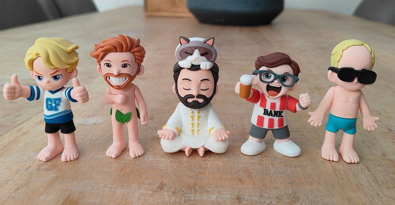5 Bankzitters mini-poppetjes, Ophalen of Verzenden, Nieuw