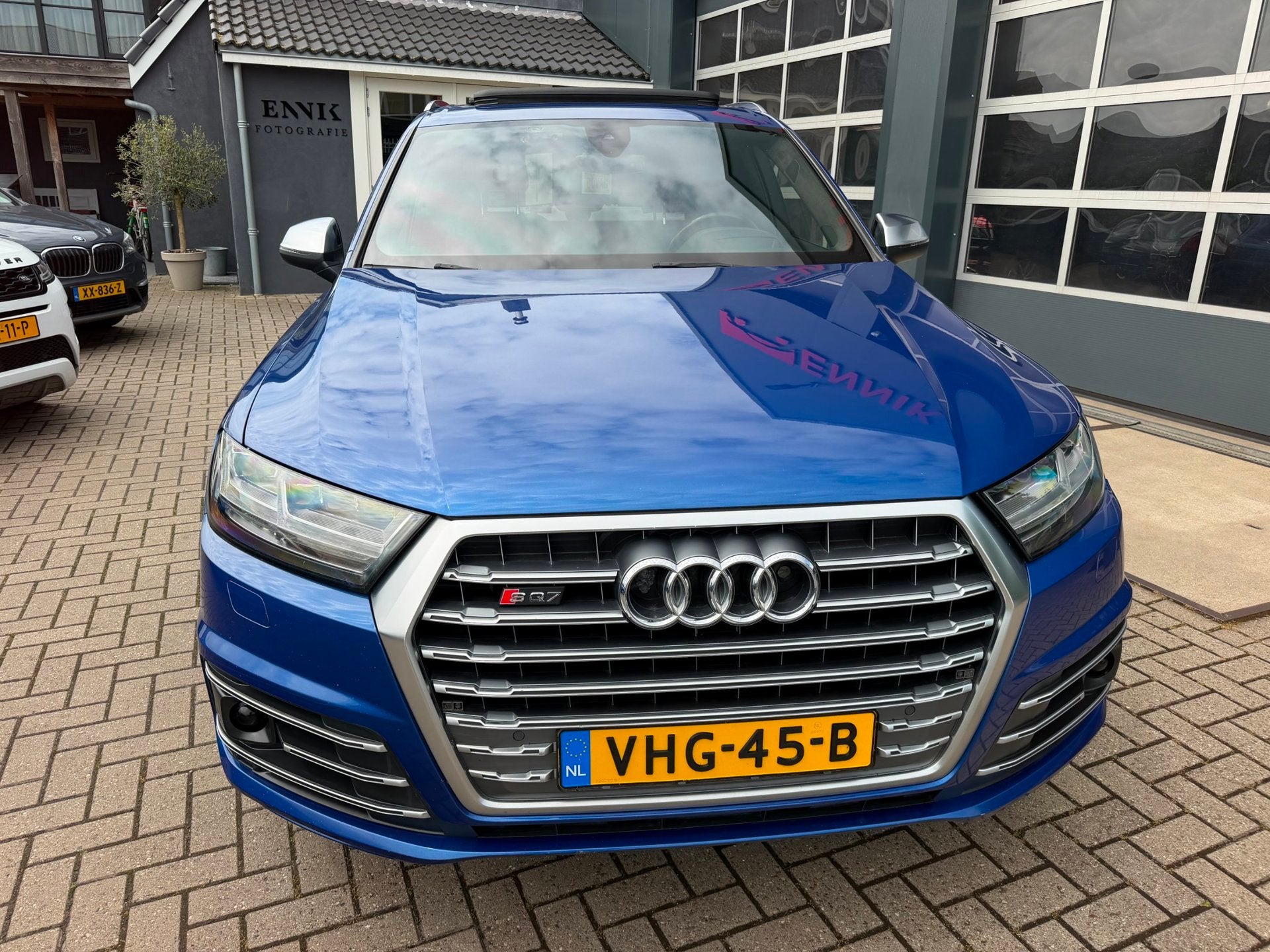 Audi Q7 SQ7 4.0 TDI SQ7 quattro / Pano / Night Vision / AWS, Dealer onderhouden, 435 pk, Gebruikt, Blauw