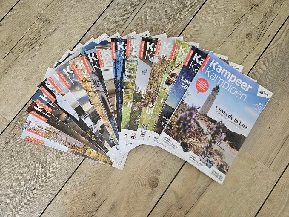 ANWB Kampeer Kampioen magazines - diverse edities, Ophalen of Verzenden, Gelezen, Sport en Vrije tijd