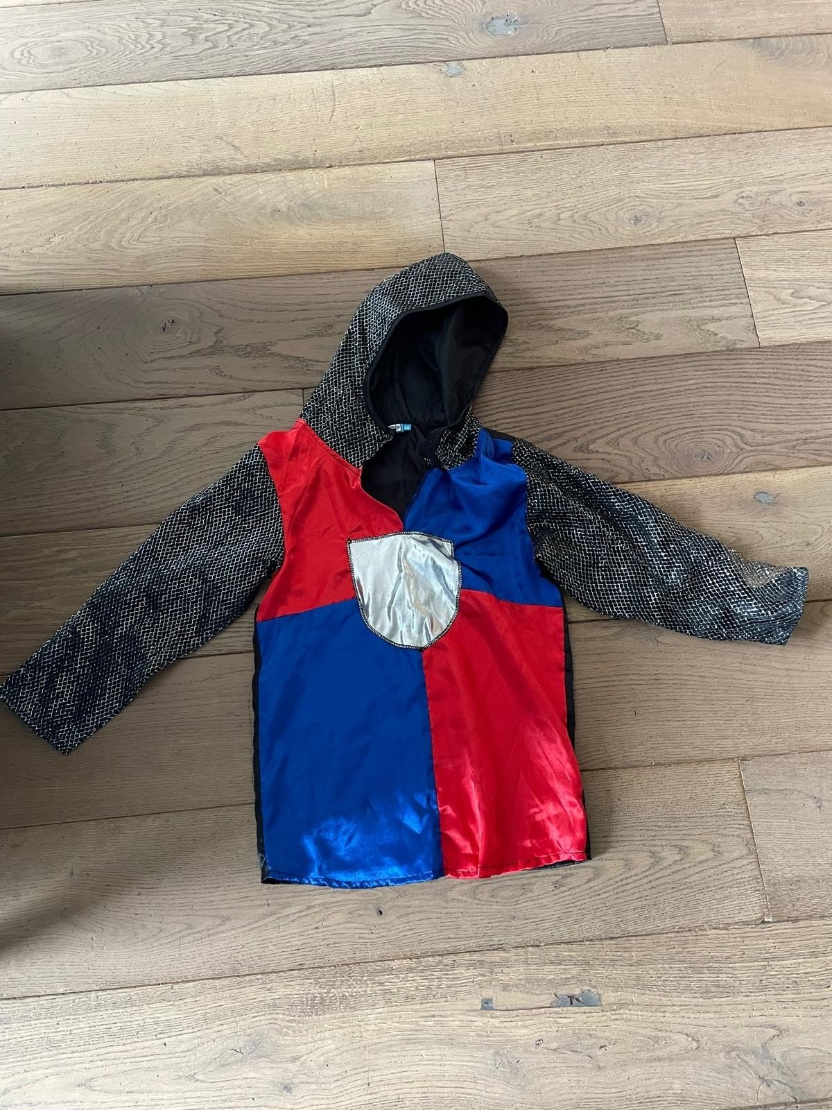 Ridder verkleedpak voor kinderen - Rood/Blauw, Ophalen of Verzenden, Gebruikt, 122 t/m 128, Jongen of Meisje